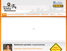 Tablet Screenshot of jimsbuildingmaintenance.com.au